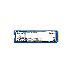 SSD M.2 Kingston NV3 500GB Nvme PCI-Exp 4.0 - SNV3S/500G