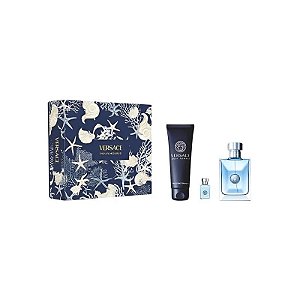 Kit Perfume Versace Pour Homme Edt - Masculino 3 Peças
