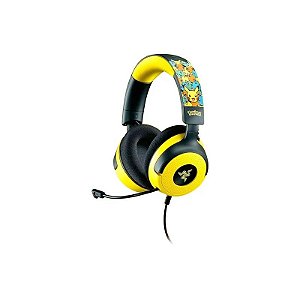 Headset Gamer Razer Kraken V4 X Pokémon Kanto Starters RZ04-05180300-R3M1 USB - Amarelo