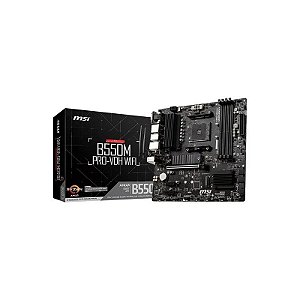 Placa Mãe MSI B550M Pro-VDH Wifi DDR4 Socket AMD AM4 Chipset B550 Micro ATX