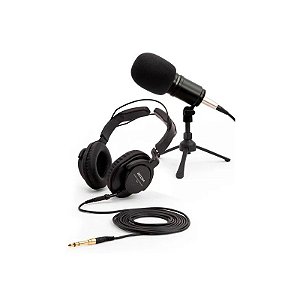 Kit Completo de Microfone para Podcast ZDM-1 Zoom
