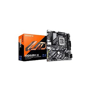 Placa Mãe Gigabyte B860M K DDR5 Soquete LGA1851 Chipset Intel B860 Micro ATX