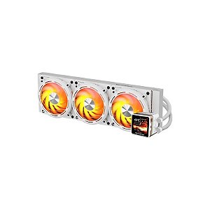 Cooler para Processador Darkflash Explore DE360 Argb Display Ips 2.88" - Branco