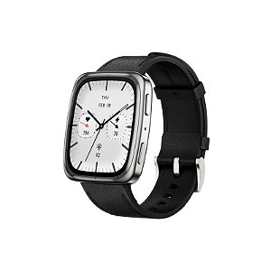 Relógio inteligente Xiaomi Amazfit Active 2 Quadrado A2440 - Bluetooth - Couro Preto
