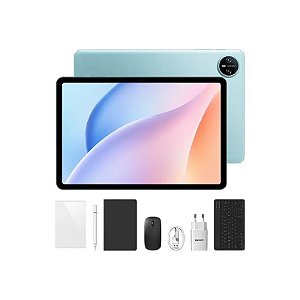 Tablet Doogee Tab A9 Vip Edition Agile 64GB/3GB Ram de 10.1" 8MP/5MP + Teclado Inglês + Capinha Cinza