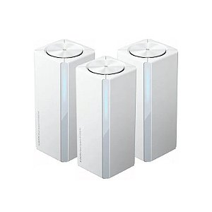 Roteador Wireless Xiaomi Mesh System AX3000 NE (3 Peças) RD28 Banda Dupla 2402 + 574 MBPS (Wi-Fi 6)