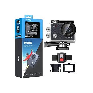 Câmera de Ação Akaso V50 X 20MP 4K Wi-Fi - Cinza