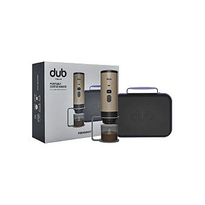 Cafeteira Portátil Dub DBCM Premium Kit 3 em 1 USB-C - Dourada