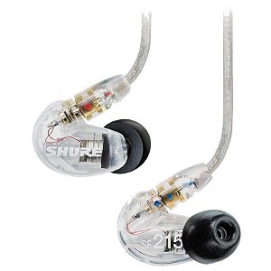 Fone de Ouvido Shure SE215-CL Transparente