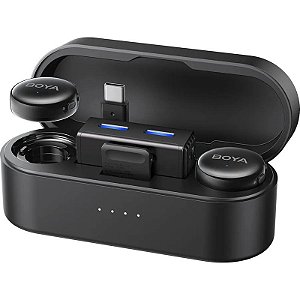 Microfone Sem Fio Boyalink 3-02 USB-C - Preto