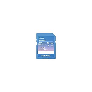 Cartão de Memória SD Sandisk Creator V60 U3 6K Uhd 128GB - SDSDXEP-128G-Gncis