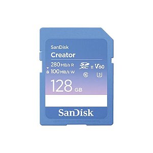 Cartão de Memória Micro SD Sandisk Creator 128GB 280MBS - SDSDXEP-128G-Gncis