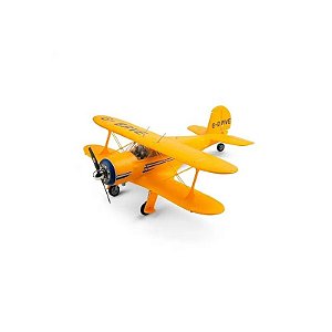Avião Wltoys Beech D17S EPP 4CH Biplano 3D/6G Amarelo A300