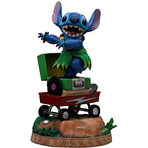 Escultura Iron Studios Disney Lilo & Stitch - Stitch Hula - Escala 1/10
