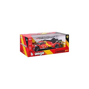 Carrinho de Coleção Burago Racing Ferrari 499P 18-16301