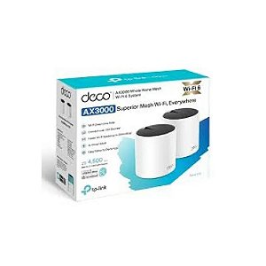 Pacote 2 dos Deco X55 Mesh AX3000 para Toda a Casa da TP-Link Wir