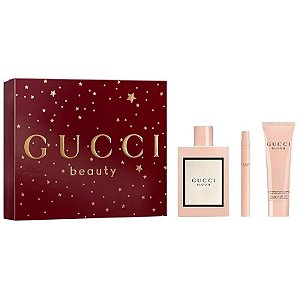 Kit Perfume Gucci Bloom EDP 100mL + 10mL + Loção Corporal 50mL - Feminino