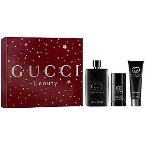 Kit Perfume Gucci Guilty EDP 90mL + Desodorante 75g + Shower Gel 50mL - Masculino