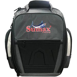 Mochila para Pesca Sumax Fishing SM-1203-C1 - Cinza