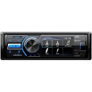 Rádio Toca Discos JVC KD-X560BT 3" FM/BT/USB/AUX/EQ