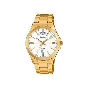 Relógio Casio MTP-1381GD-7AVDF Analógico Masculino - Dourado/Branco
