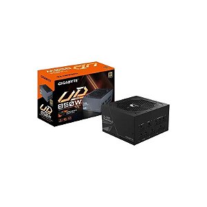Fonte Gigabyte GP-UD850GM ATX 850W 80 Plus Gold PFC Ativo Full Modular Bivolt - Preto