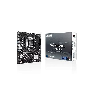 Placa Mãe Asus Prime H810M-e Soquete LGA 1851 Chipset Intel H810 DDR5 Micro ATX