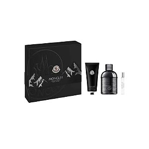 Kit Perfume Masculino Moncler Sunrise Pour Homme Edp 100 ML + Perfume 7.5 ML + Gel de Banho 100 ML