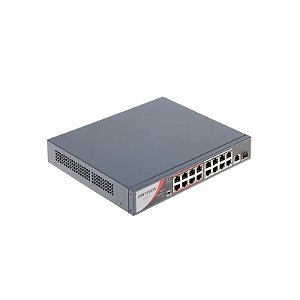 Hub Switch Hikvision 16P 10/100Mbps Poe DS-3E0318P-e/M(B)