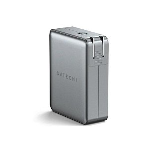 Carregador Satechi ST-W145GTM USB-C/4PORT/145W Gan Travel Charge - Cinza