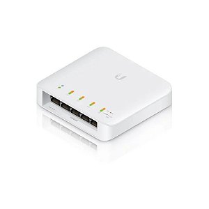 Switch UniFi USW-Flex de 5 Portas Gigabit RJ45 PoE 60W sem CX