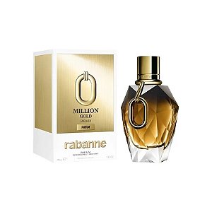 Perfume Paco Rabanne Million Gold Parfum Recarregável Feminino 90ML