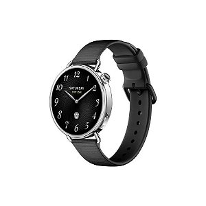 Relógio inteligente Xiaomi Watch S4 M2502W1 BHR07VRGL - Bluetooth - GPS - 41MM - Borracha fluorada preta