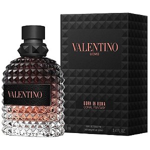 Perfume Valentino Uomo Born In Roma Coral Fantasy EDT 100mL - Masculino