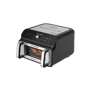 Fritadeira Elétrica Air Fryer Electrobras Bravo EBGAF-12 1900W 12L 220V Preto