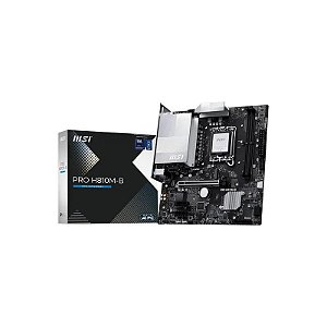 Placa-Mãe MSI Pro H810M-B DDR5 Socket LGA 1851 Chipset Intel H810 Micro ATX