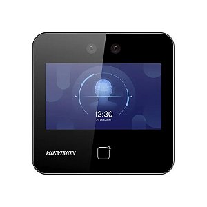Terminal de Acesso Facial Hikvision DS-K1T343MX Touch 4,3" 2MP - Preto