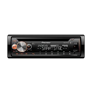 Toca CD Pioneer DEH-X5000BT USB/Bluetooth/AUX/MP3/Rádio/App Smart Sync