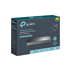 Hub 10 Portas TP-Link TL-SG2210MP 8P Giga Poe+2SFP