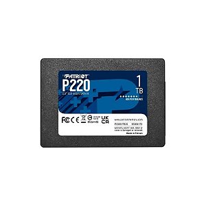 SSD Patriot P220 1TB 2.5" SATA 3 - P220S1TB25