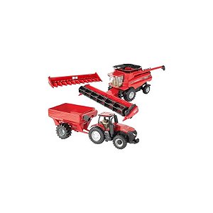 Kit de Jogo Tomy Case Ih Agriculture Everyday Play Harvesting Set 47357