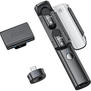 Microfone Sem Fio Boya Magic - 03 USB-C - Preto