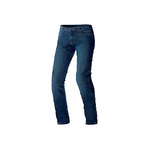 Calça para Motociclista Seventy Degrees Jeans SD-PJ12 Regular Feminino - Tamanho M - Azul