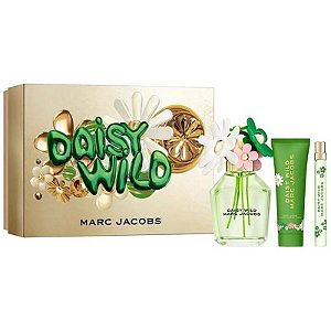 Kit Perfume Marc Jacobs Daisy Wild EDP 100mL+10mL+Loção Corporal 75mL - Feminino