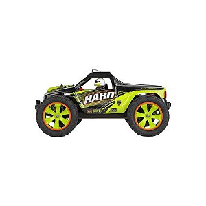 Automodelo Carro Elétrico Hard 4WD 144002 - Escala 1/14 - 50 KM/H - Recarregável - com Controle - Preto
