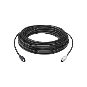 Cabo de Extensão Logitech para Group - Preto 15 Metros