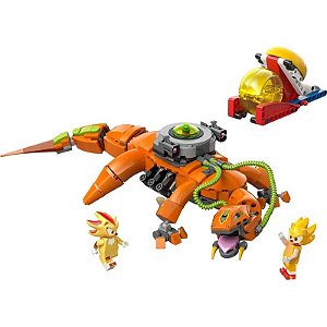 Kit Lego Sonic The Hedgehog Super Shadow vs Biolizard - 77003 (419 Peças)