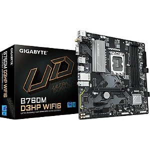 Placa-mãe Gigabyte B760 D3HP Wi-Fi 6 LGA1700/4xDDR5/PCI-E/M.2/HDMI/DP