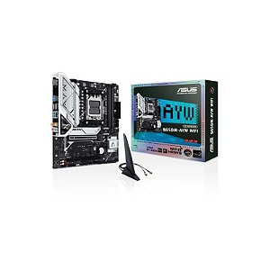 Placa Mãe AM5 Asus B650M-Ayw Wifi DDR5/HDMI/USB3.2