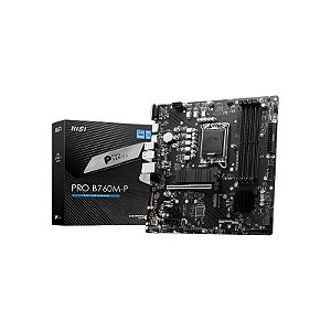Placa Mãe MSI Pro B760M-P LGA 1700 DDR5 Micro ATX